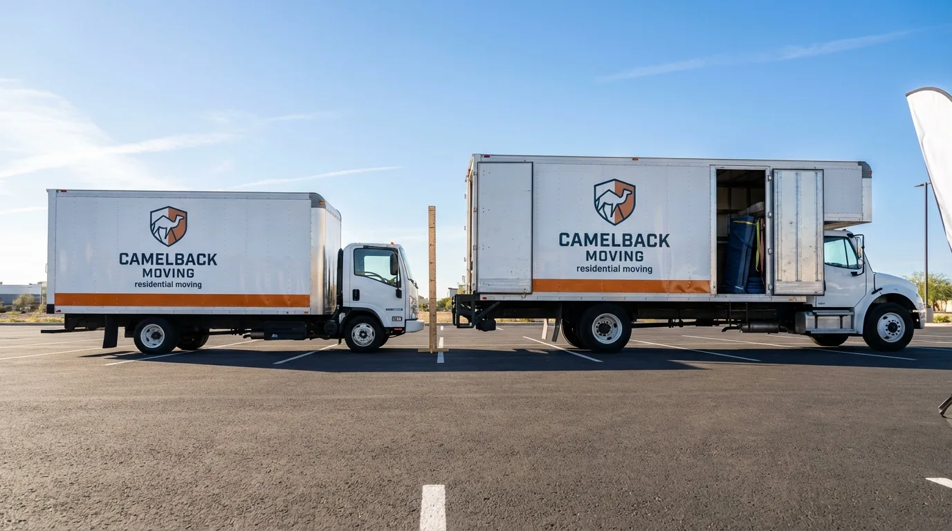 Moving truck size capacity guide in South Yarmouth